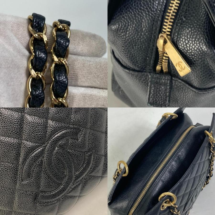 シャネル CHANEL マトラッセ キルティング CC ココマーク チェーン トートバッグ カバン 肩掛け ショルダーバッグ レザー ブラック シャネル CHANEL マトラッセ Wチェーン トートバッグ キルティング CC