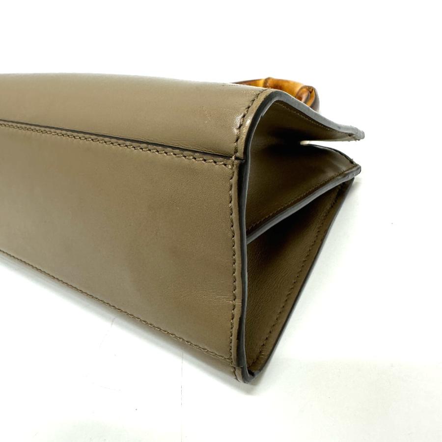 GUCCI グッチ 470271 バンブー フェイクパール ハンドバッグ ハンドバッグ ブラウン レディース【中古】 | GUCCI | 03