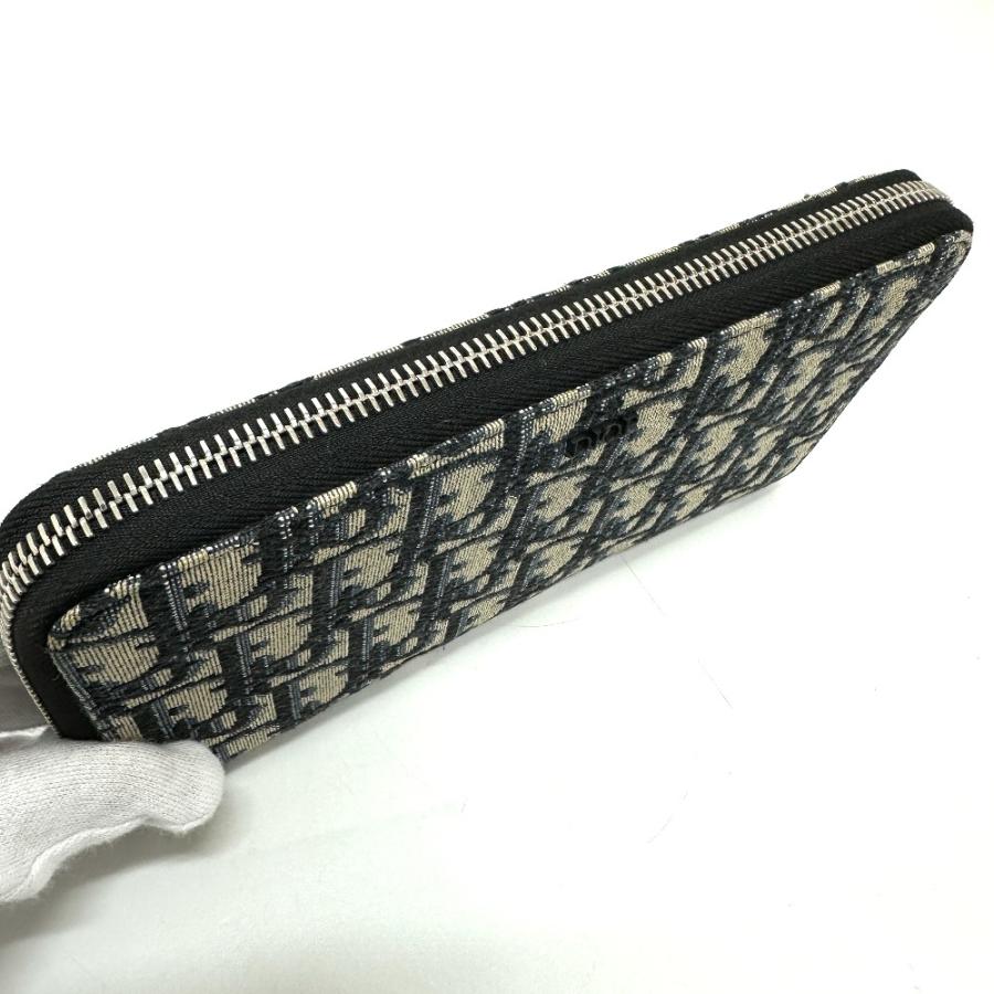 Dior ディオール オブリーク ラウンドジップ 長財布 ネイビー メンズ【中古】 |  | 05