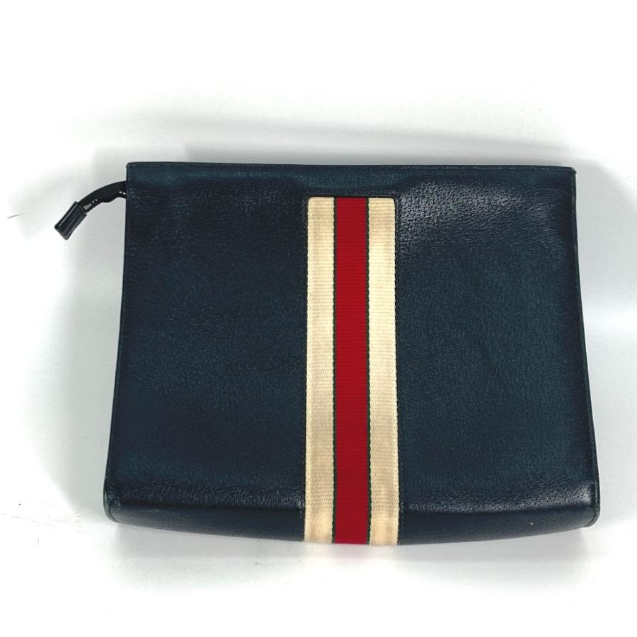GUCCI（グッチ） 475316 ウェブ ストライプ ロゴ セカンドバッグ