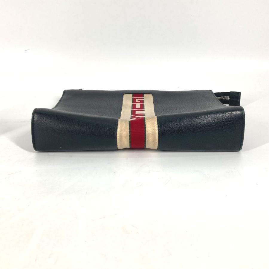 GUCCI（グッチ） 475316 ウェブ ストライプ ロゴ セカンドバッグ