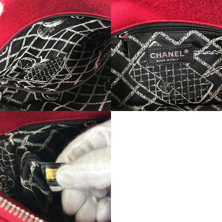 CHANEL シャネル CC ココマーク マトラッセ キルティング カバン 斜め掛け ポシェット ショルダーバッグ レッド レディース【中古】 | CHANEL | 09
