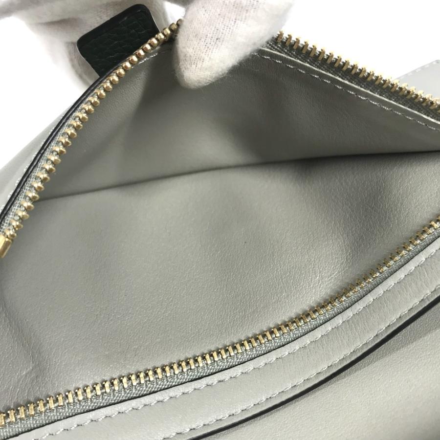 新品同様 LOEWE ロエベ バーティカル ウォレット ラージ 2つ折り長財布 ロングウォレット アナグラム 長財布 グリーン レディース【中古】 | LOEWE | 07