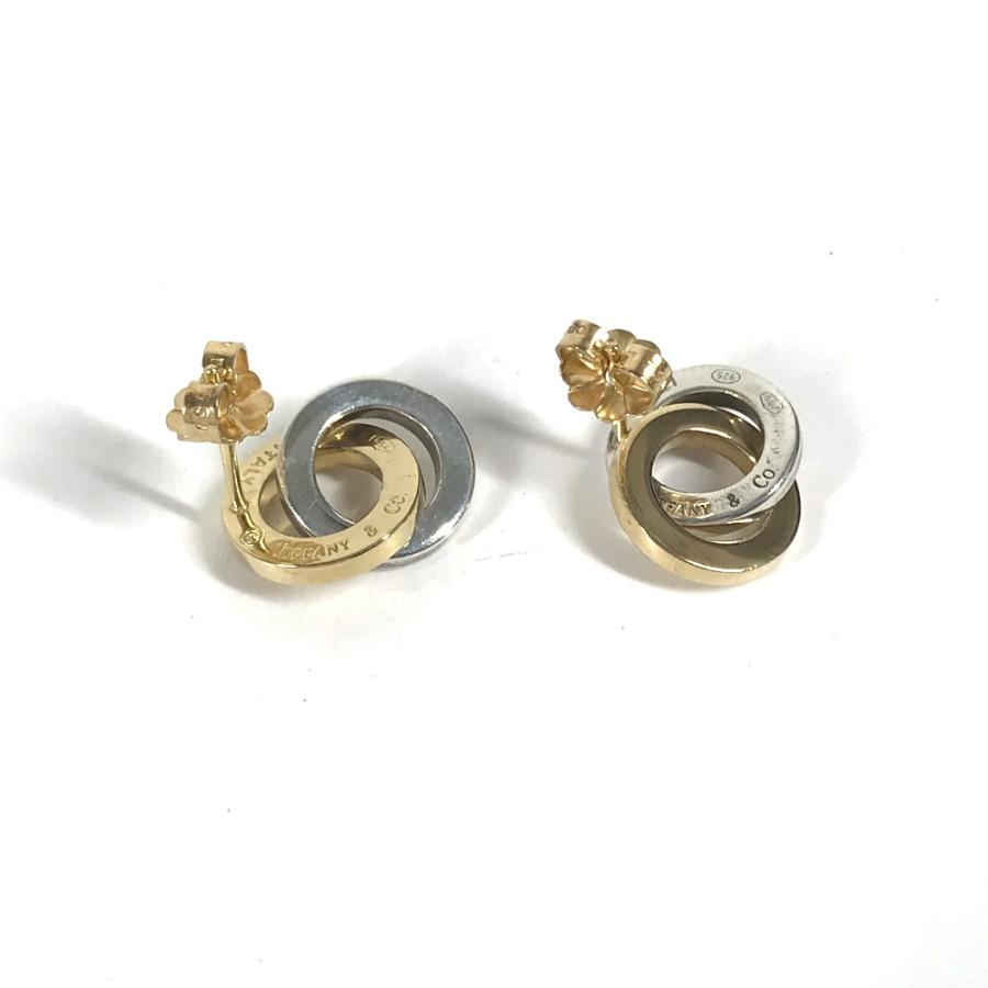 TIFFANY&Co. ティファニー ダブルサークルロゴ アクセサリー コンビ ピアス シルバー【中古】 | TIFFANY&Co. | 01