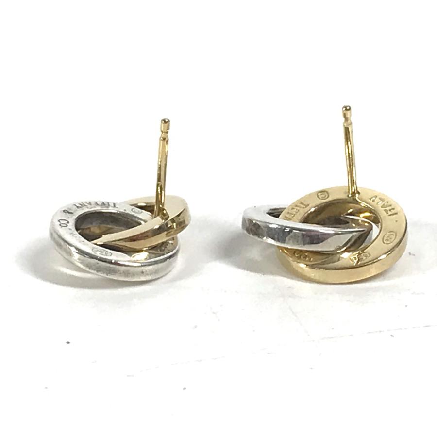 TIFFANY&Co. ティファニー ダブルサークルロゴ アクセサリー コンビ ピアス シルバー【中古】 | TIFFANY&Co. | 08