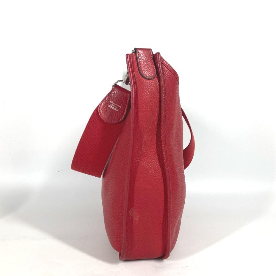 エルメスHERMESエブリンPMレッド ショルダーバッグ