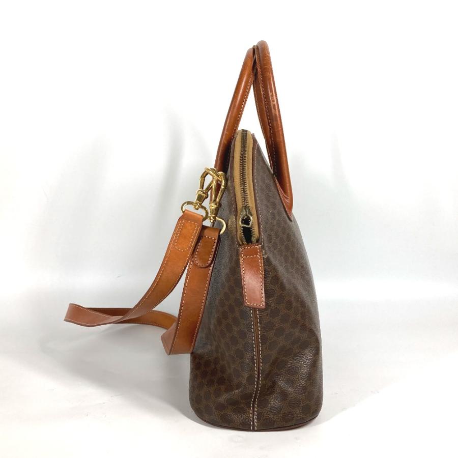 【美品】マカダム　セリーヌ　Celine　ハンドバッグ　アルマ型 CELINE セリーヌ ロゴ マカダム アルマ型 カバン 2WAY