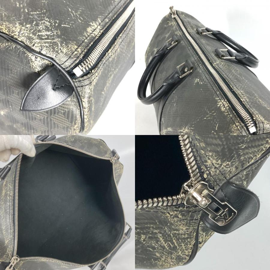 LOUIS VUITTON ルイヴィトン N41415 キーポル 45 カバン 旅行バッグ トラベルバッグ ダミエカーボン ボストンバッグ ノワール 【中古】 | LOUIS VUITTON | 08