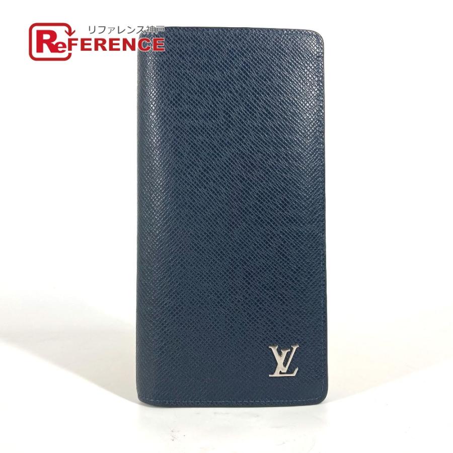 LOUIS VUITTON ルイヴィトン M30292 ポルトフォイユ・ブラザ ロングウォレット 2つ折り タイガ 長財布 ネイビー メンズ【中古】. | LOUIS VUITTON