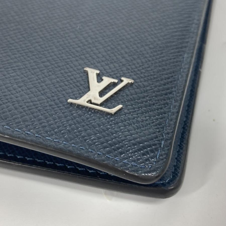 LOUIS VUITTON ルイヴィトン M30292 ポルトフォイユ・ブラザ ロングウォレット 2つ折り タイガ 長財布 ネイビー メンズ【中古】. | LOUIS VUITTON | 04