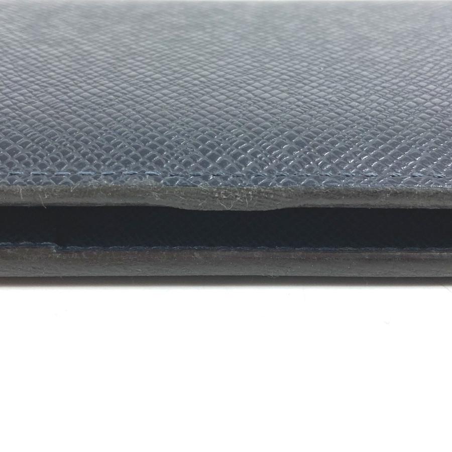 LOUIS VUITTON ルイヴィトン M30292 ポルトフォイユ・ブラザ ロングウォレット 2つ折り タイガ 長財布 ネイビー メンズ【中古】. | LOUIS VUITTON | 06
