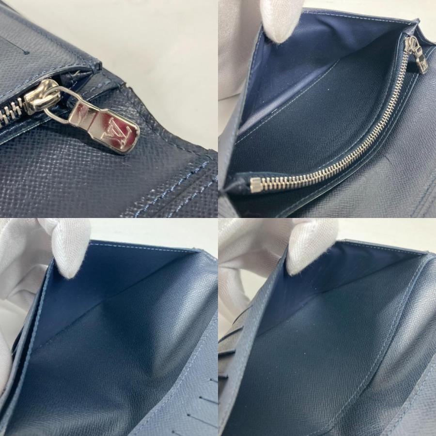 LOUIS VUITTON ルイヴィトン M30292 ポルトフォイユ・ブラザ ロングウォレット 2つ折り タイガ 長財布 ネイビー メンズ【中古】. | LOUIS VUITTON | 08