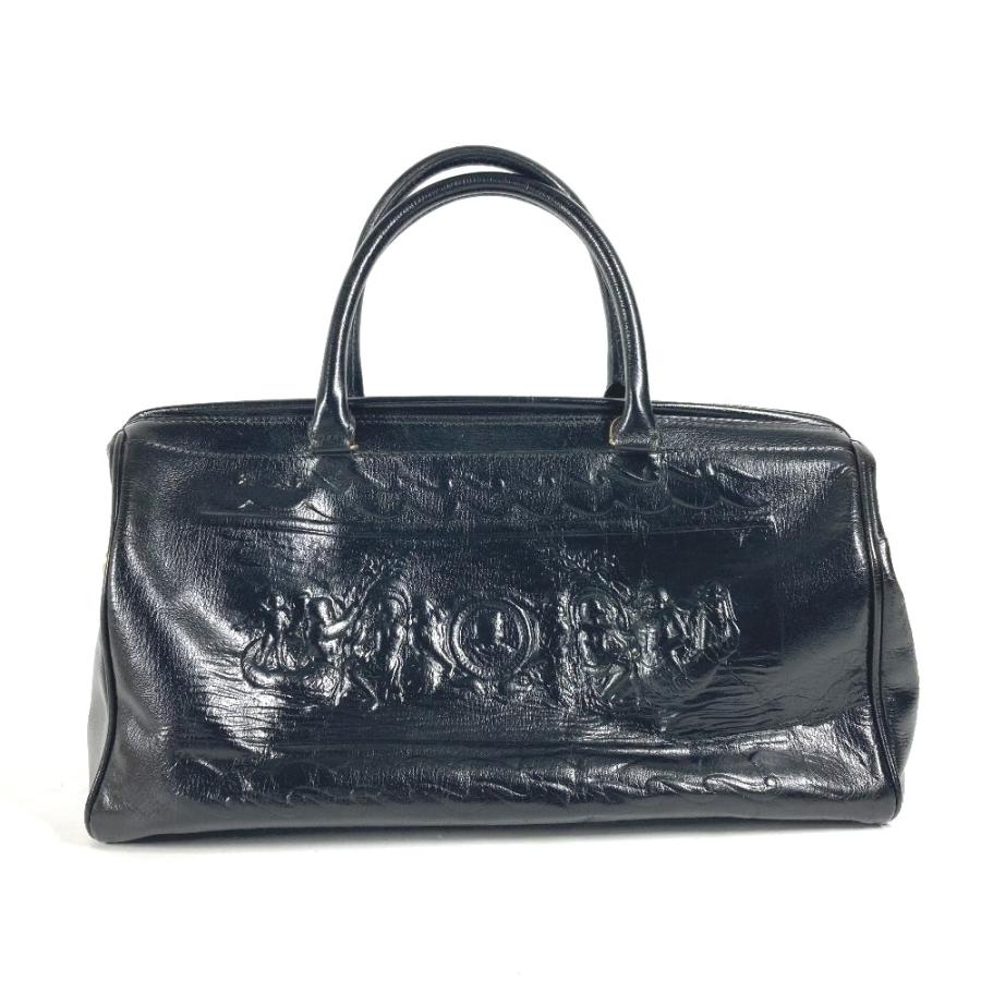 FENDI フェンディ ロゴ カバン 肩掛け ショルダーバッグ ドクターバッグ ハンドバッグ ブラック レディース【中古】 | FENDI | 01
