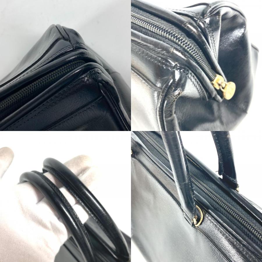 FENDI フェンディ ロゴ カバン 肩掛け ショルダーバッグ ドクターバッグ ハンドバッグ ブラック レディース【中古】 | FENDI | 07