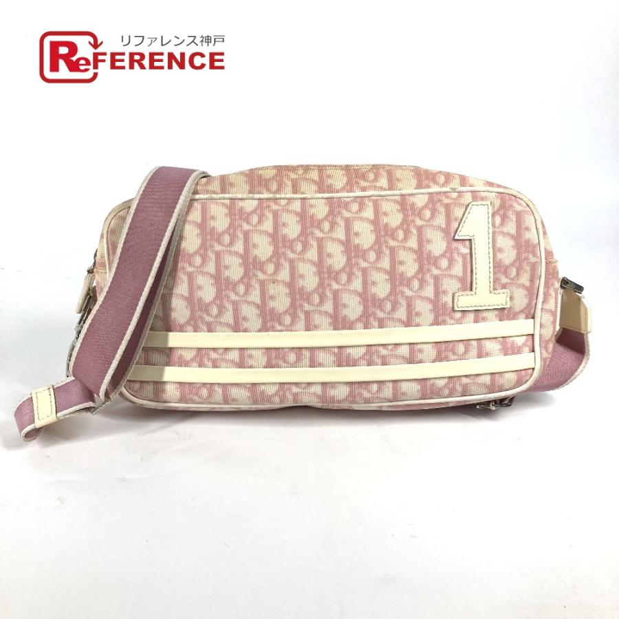 Dior ディオール トロッター NO1 カバン ポシェット ショルダーバッグ ピンク レディース【中古】 | 