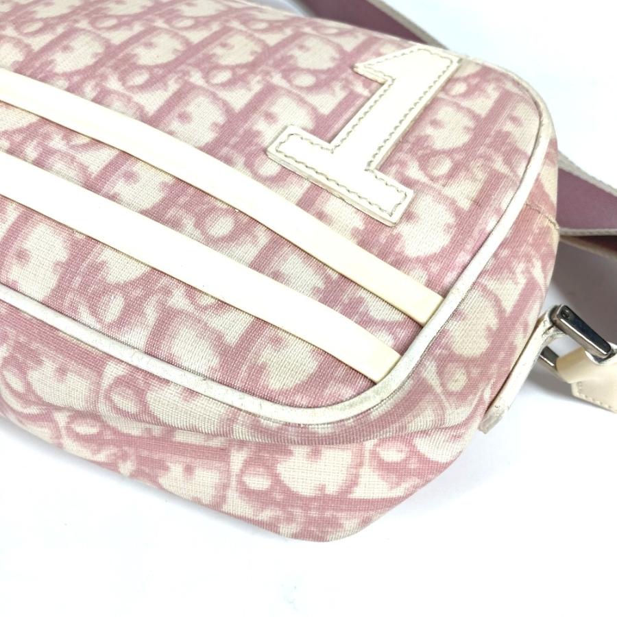 Dior ディオール トロッター NO1 カバン ポシェット ショルダーバッグ ピンク レディース【中古】 |  | 05