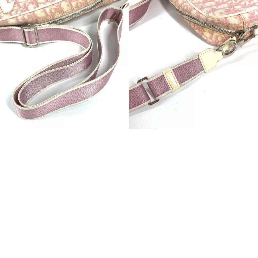 Dior ディオール トロッター NO1 カバン ポシェット ショルダーバッグ ピンク レディース【中古】 |  | 09
