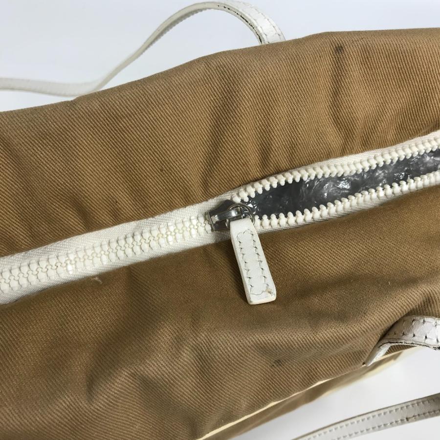 FENDI フェンディ 8BH185 FFロゴ ビッグロゴ トートバッグ カバン 肩掛け ショルダーバッグ ベージュ レディース【中古】 | FENDI | 06