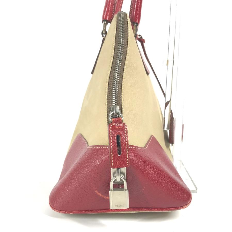 PRADA プラダ BN0081  トライアングルロゴ 三角ロゴ プレート カバン 肩掛け ハンドバッグ トートバッグ ショルダーバッグ【中古】 | PRADA | 03