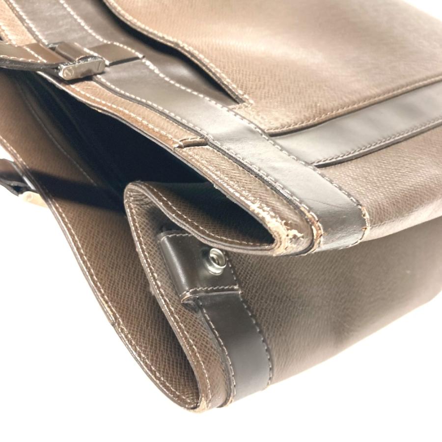 LOUIS VUITTON ルイヴィトン M31028 カスベックPM カバン 肩掛け ハンドバッグ タイガ トートバッグ グリズリ ブラウン メンズ【中古】 | LOUIS VUITTON | 05