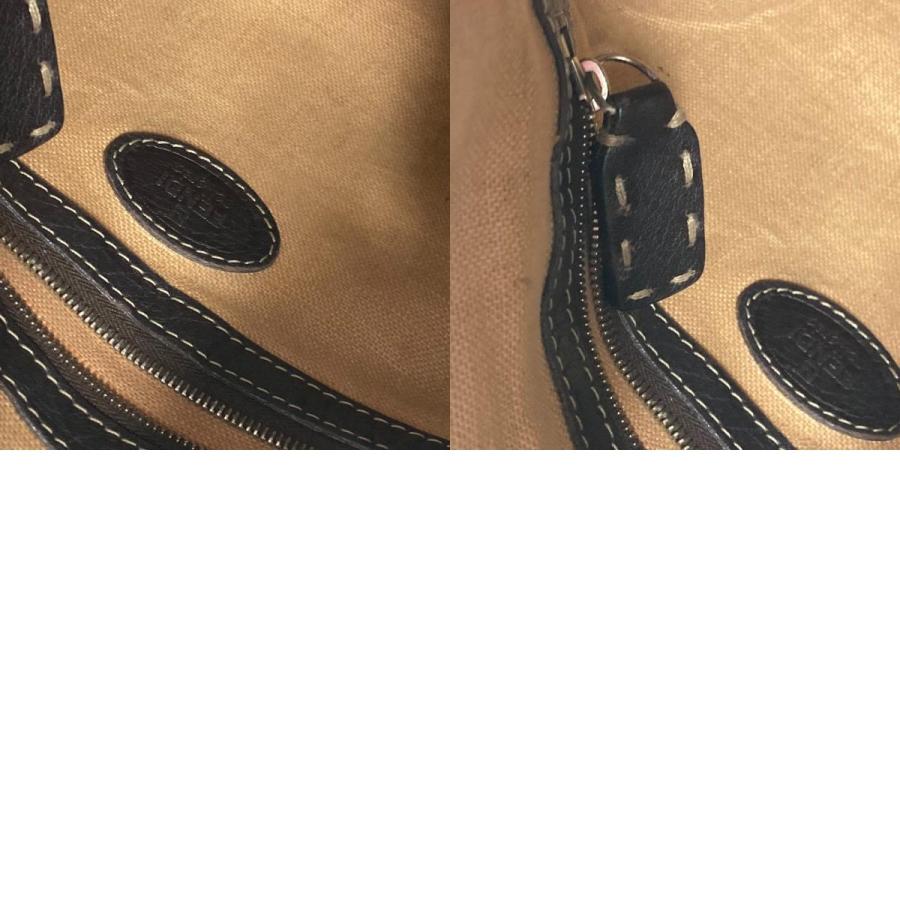 FENDI フェンディ セレリア ロゴ カバン 斜め掛け ポシェット ショルダーバッグ ダークブラウン レディース【中古】 | FENDI | 09
