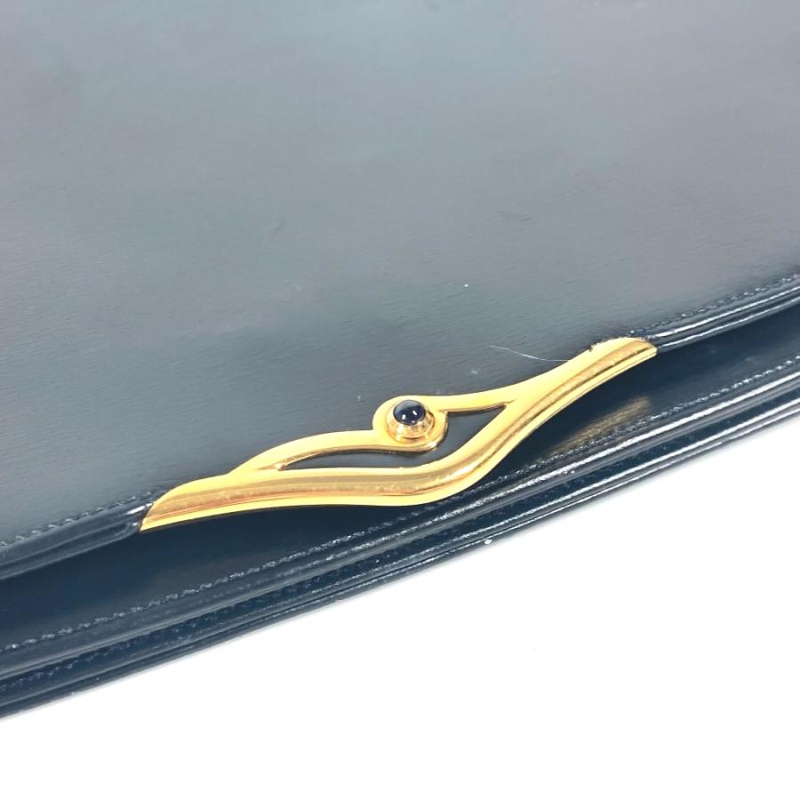 CARTIER カルティエ サファイアライン ショルダーバッグ カバン 斜め掛け ショルダーバッグ ネイビー レディース【中古】 | Cartier | 05