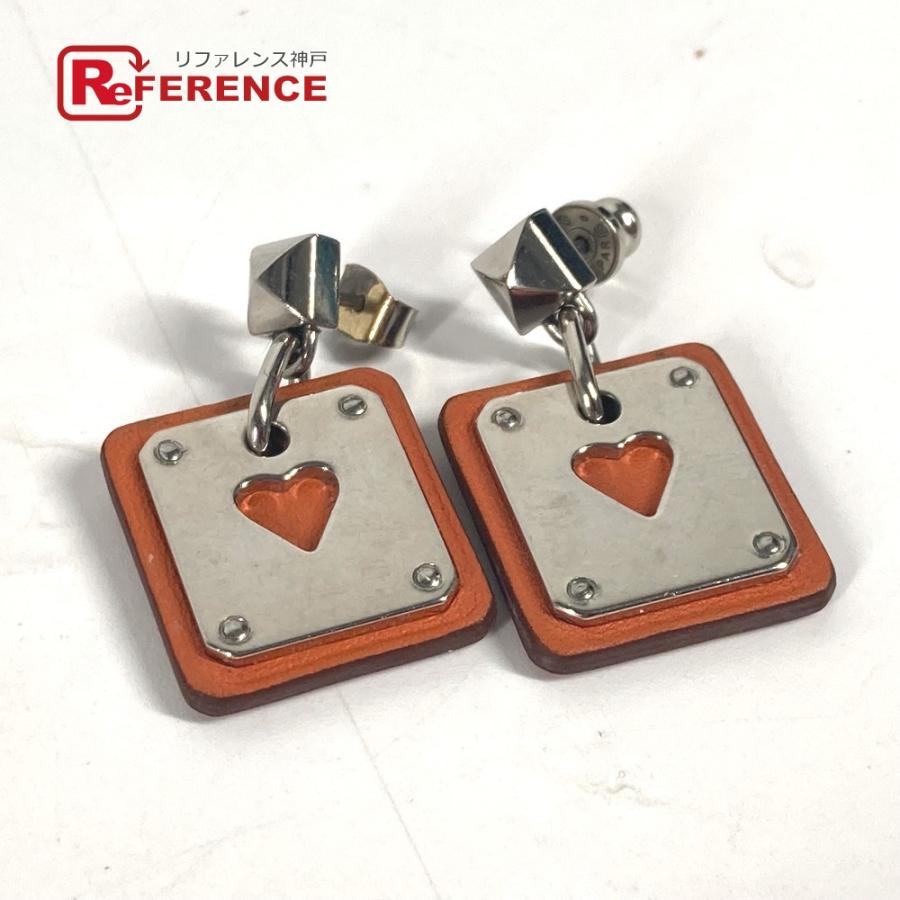HERMES エルメス アスドゥクール PM アクセサリー ハート ピアス シルバー レディース【中古】 | HERMES