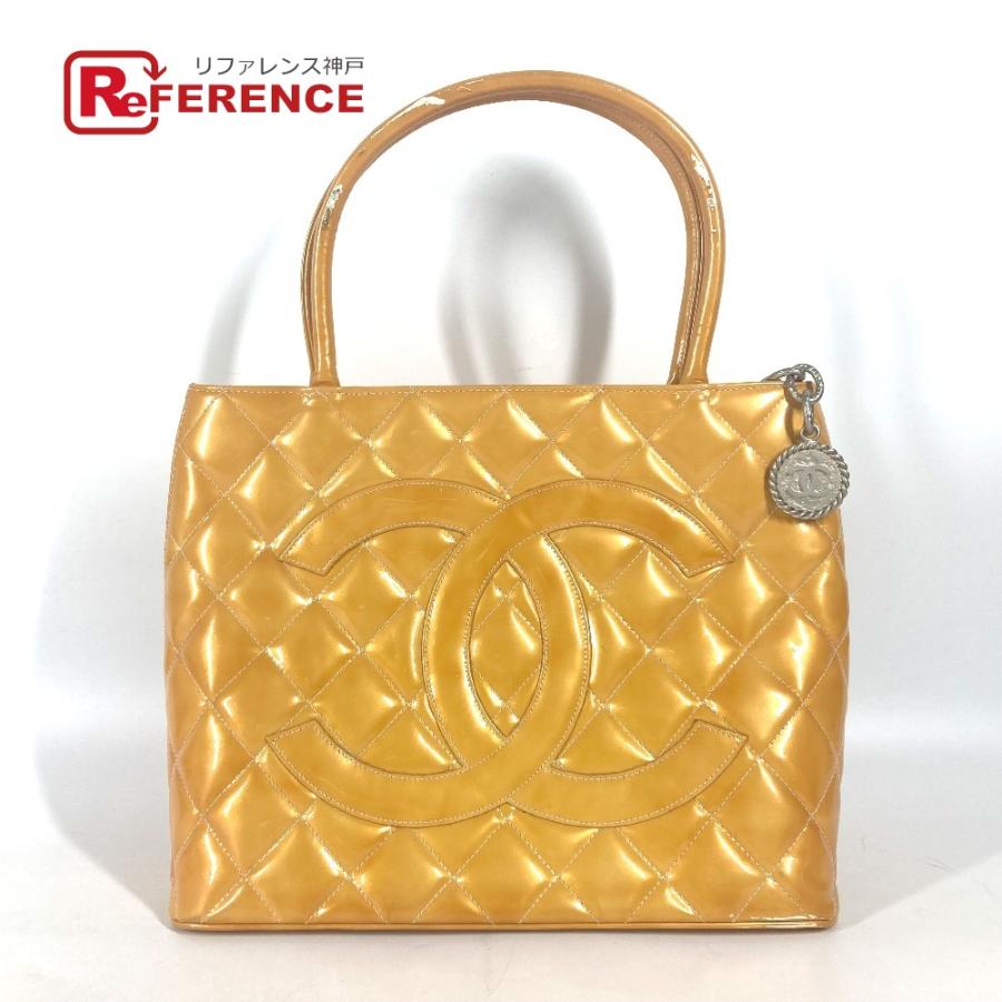 CHANEL シャネル A01804  CC ココマーク ショルダーバッグ 肩掛け カバン 復刻トート トートバッグ イエロー レディース【中古】 | CHANEL