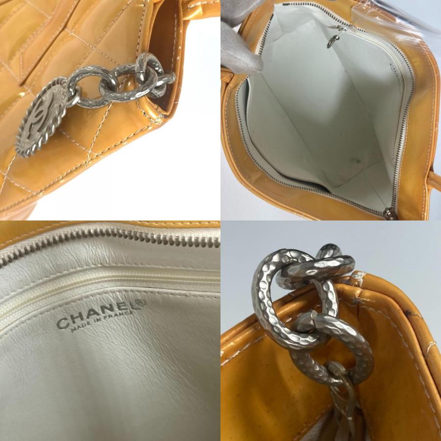 CHANEL シャネル A01804  CC ココマーク ショルダーバッグ 肩掛け カバン 復刻トート トートバッグ イエロー レディース【中古】 | CHANEL | 08