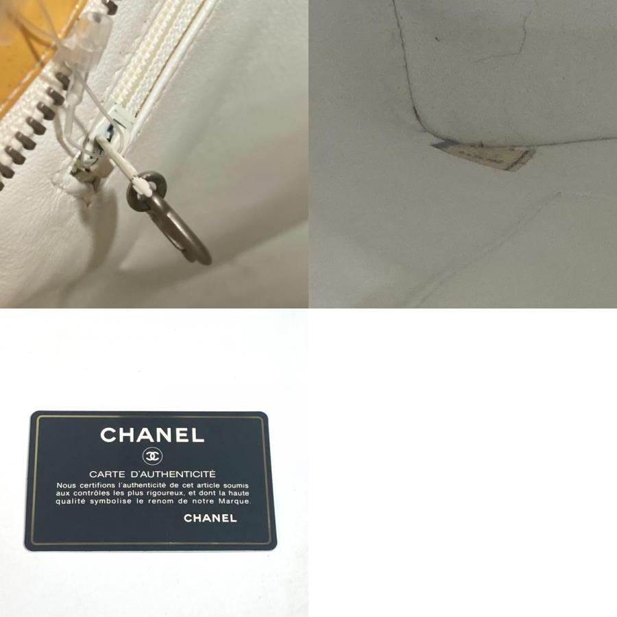 CHANEL シャネル A01804  CC ココマーク ショルダーバッグ 肩掛け カバン 復刻トート トートバッグ イエロー レディース【中古】 | CHANEL | 09