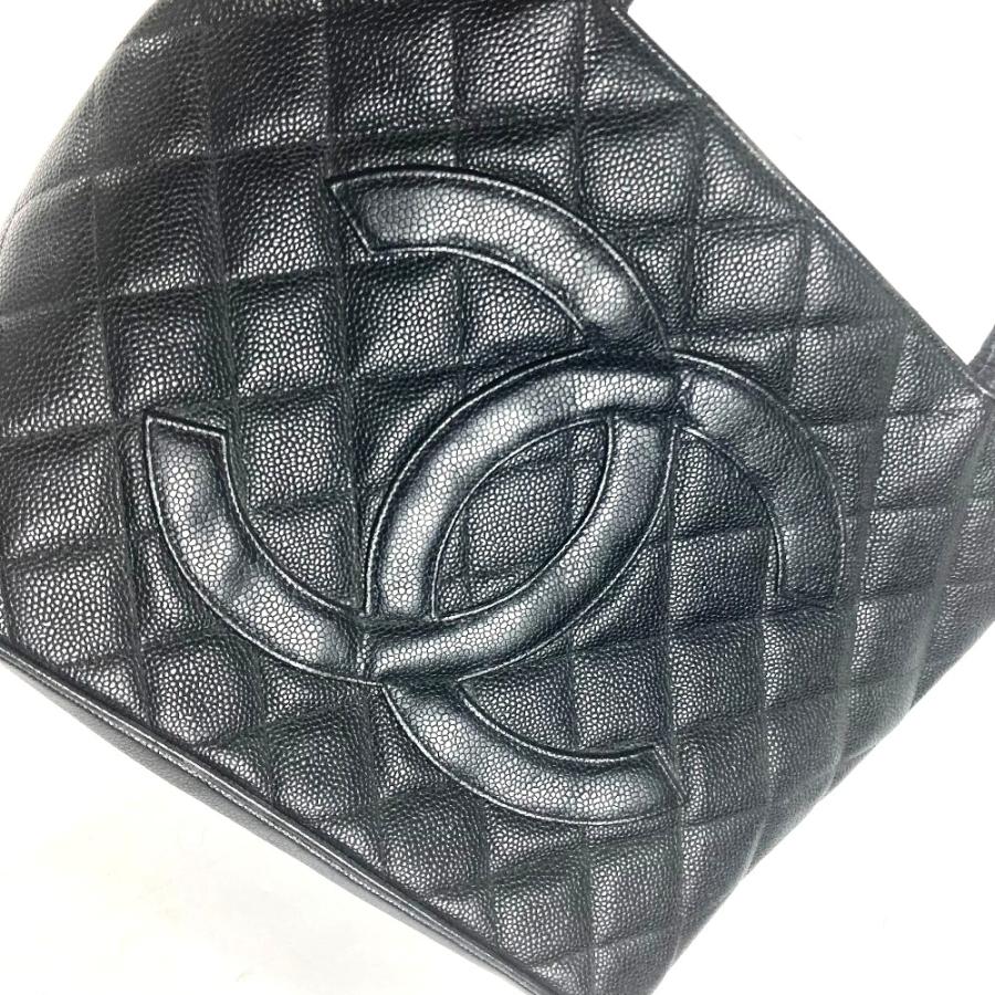 CHANEL シャネル A01804 CC ココマーク ショルダーバッグ 肩掛け カバン 復刻トート トートバッグ ブラック レディース【中古】 | CHANEL | 07