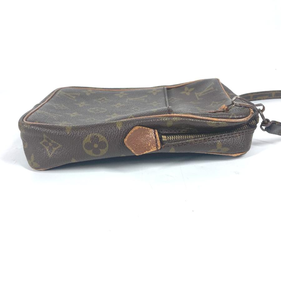 LOUIS VUITTON ルイヴィトン  M3552 ダヌーブ 旧型 カバン ポシェット 斜め掛け モノグラム ショルダーバッグ ブラウン レディース【中古】 | LOUIS VUITTON | 03