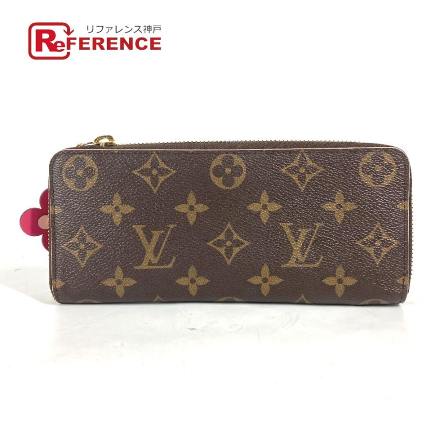 LOUIS VUITTON ルイヴィトン M64201 ポルトフォイユ クレマンス ロングウォレット   モノグラム  長財布 ピンク 【中古】 | LOUIS VUITTON