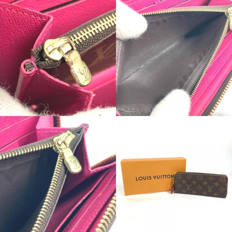 LOUIS VUITTON ルイヴィトン M64201 ポルトフォイユ クレマンス ロングウォレット   モノグラム  長財布 ピンク 【中古】 | LOUIS VUITTON | 09