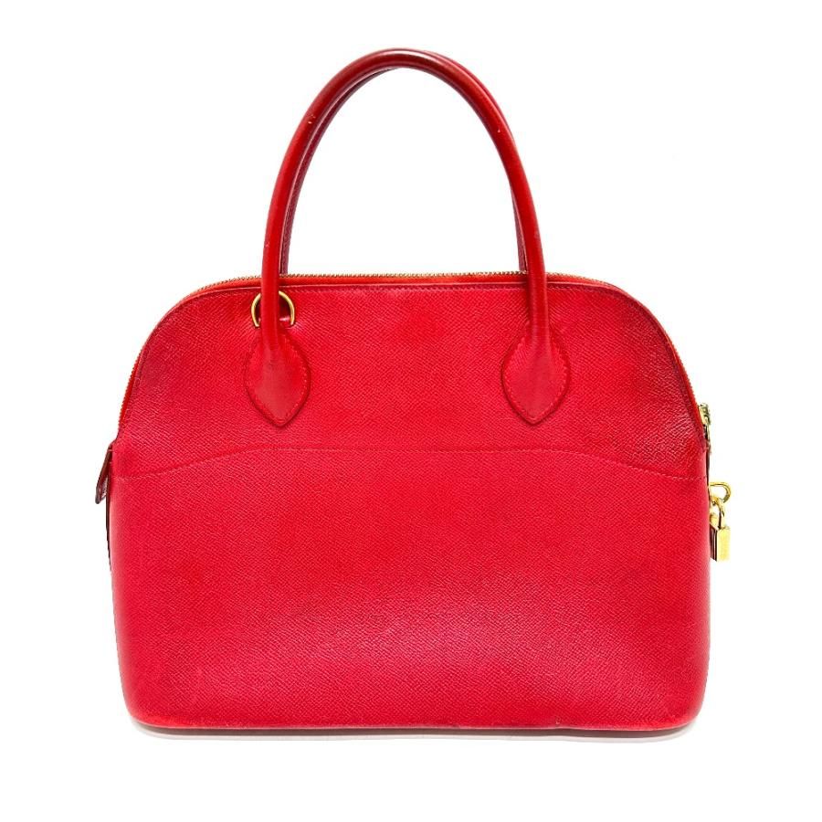 HERMES エルメス ボリード31　トートバッグ カバン 2WAYバッグ ショルダーバッグ 肩掛け ハンドバッグ レッド レディース【中古】