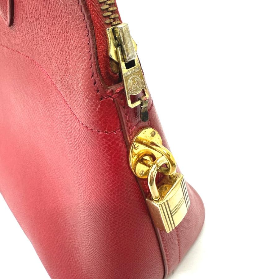 HERMES エルメス ボリード31　トートバッグ カバン 2WAYバッグ ショルダーバッグ 肩掛け ハンドバッグ レッド レディース【中古】