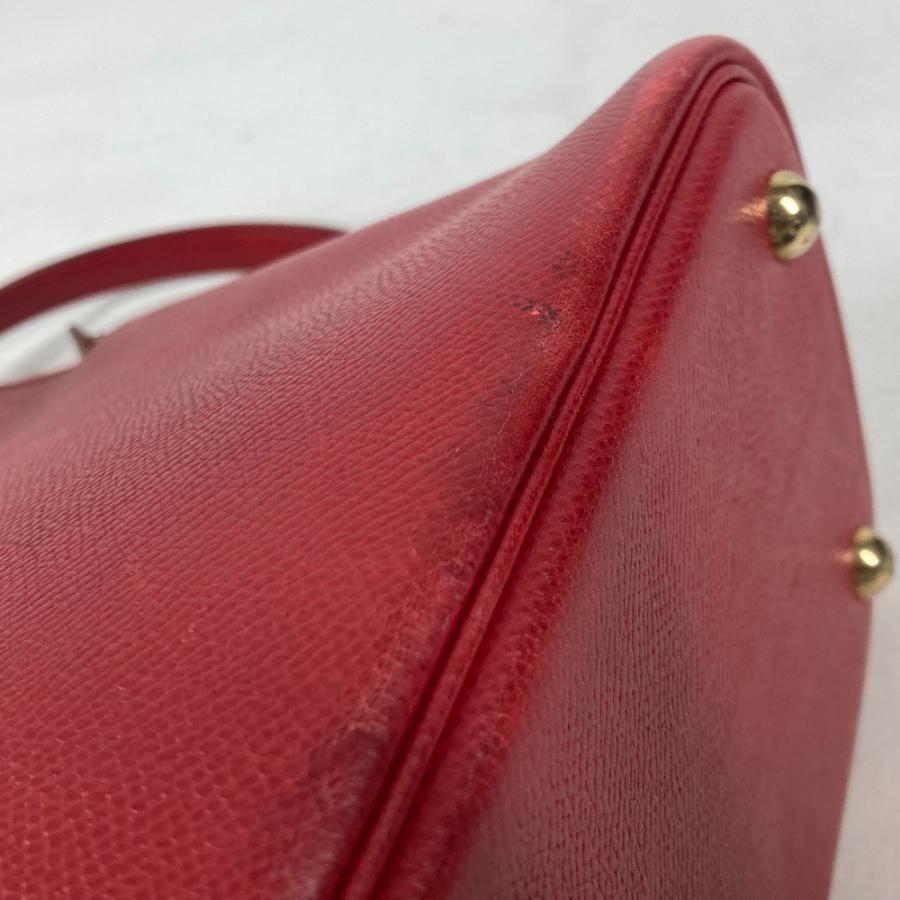 HERMES エルメス ボリード31　トートバッグ カバン 2WAYバッグ ショルダーバッグ 肩掛け ハンドバッグ レッド レディース【中古】