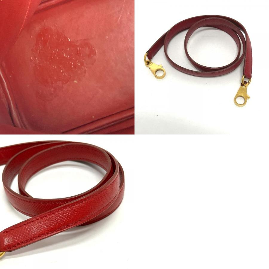 HERMES エルメス ボリード31　トートバッグ カバン 2WAYバッグ ショルダーバッグ 肩掛け ハンドバッグ レッド レディース【中古】