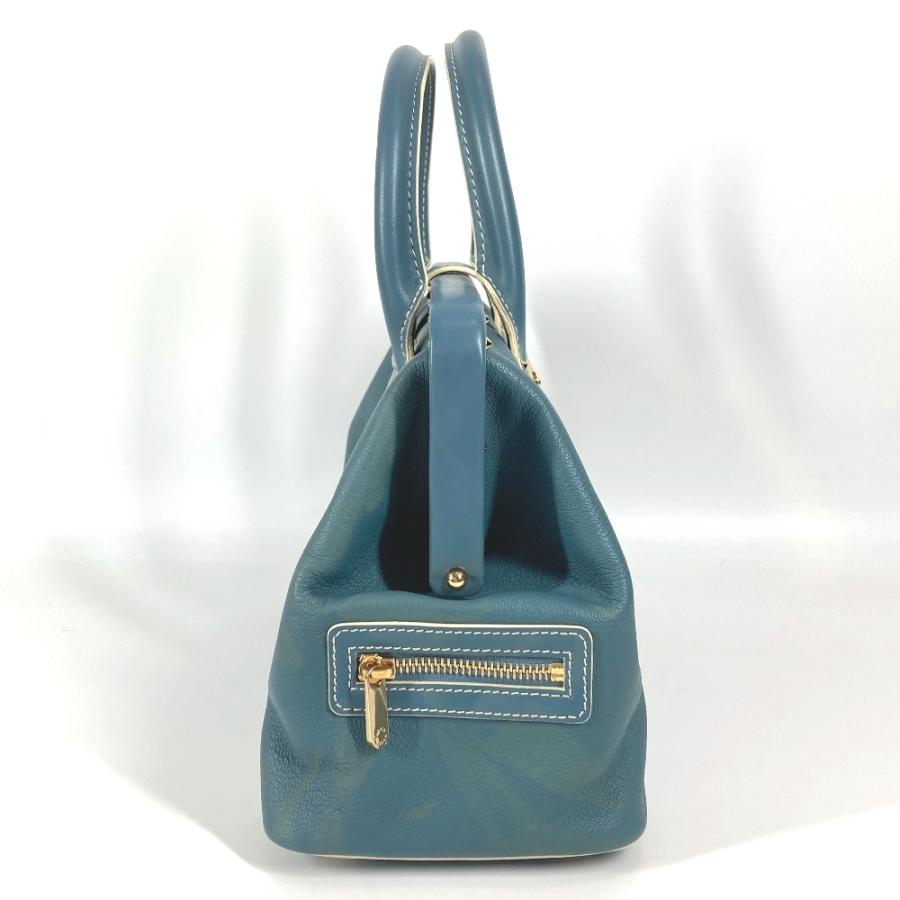 LOUIS VUITTON ルイヴィトン M91807 アンジェニュー PM カバン トートバッグ スタッズ  スハリ ハンドバッグ ブルー レディース【中古】 | LOUIS VUITTON | 03