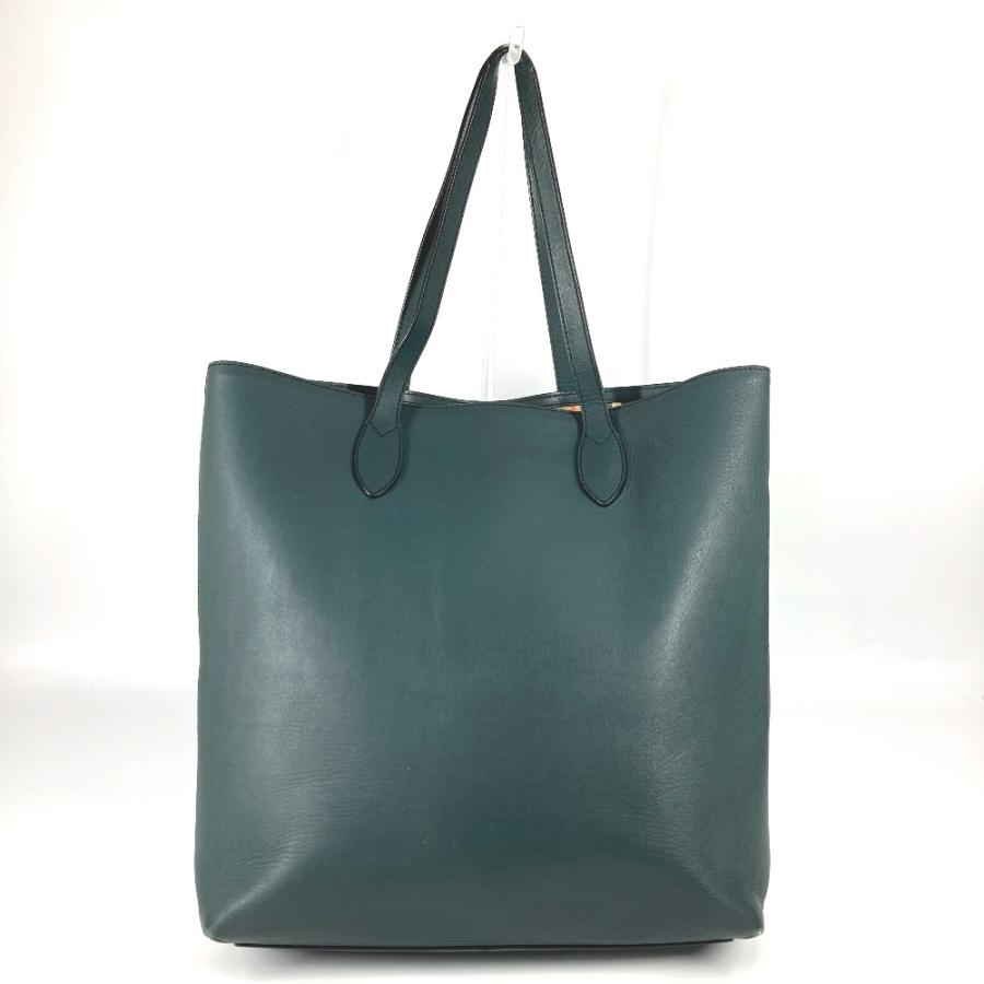 BURBERRY バーバリー 4077155 ロゴ カバン トートバッグ 肩掛け 縦型トート ショルダーバッグ カーキ ユニセックス【中古】 | BURBERRY | 01
