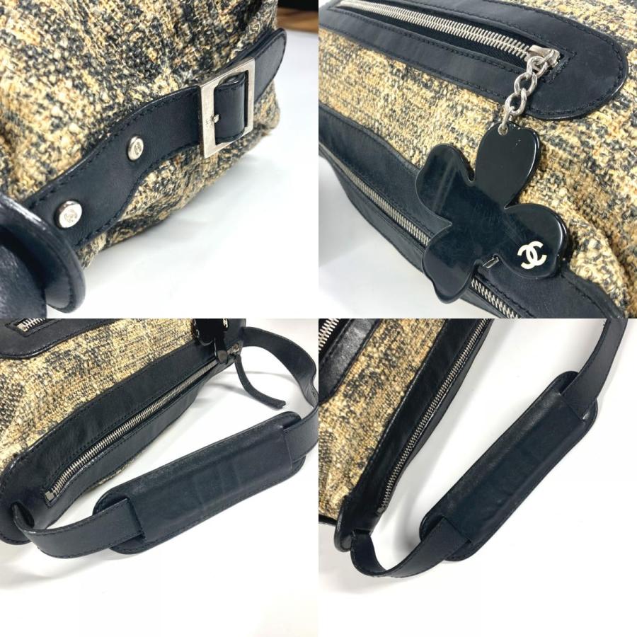 CHANEL シャネル カメリア CC ココマーク カバン 肩掛け ショルダーバッグ ブラック レディース【中古】 | CHANEL | 08