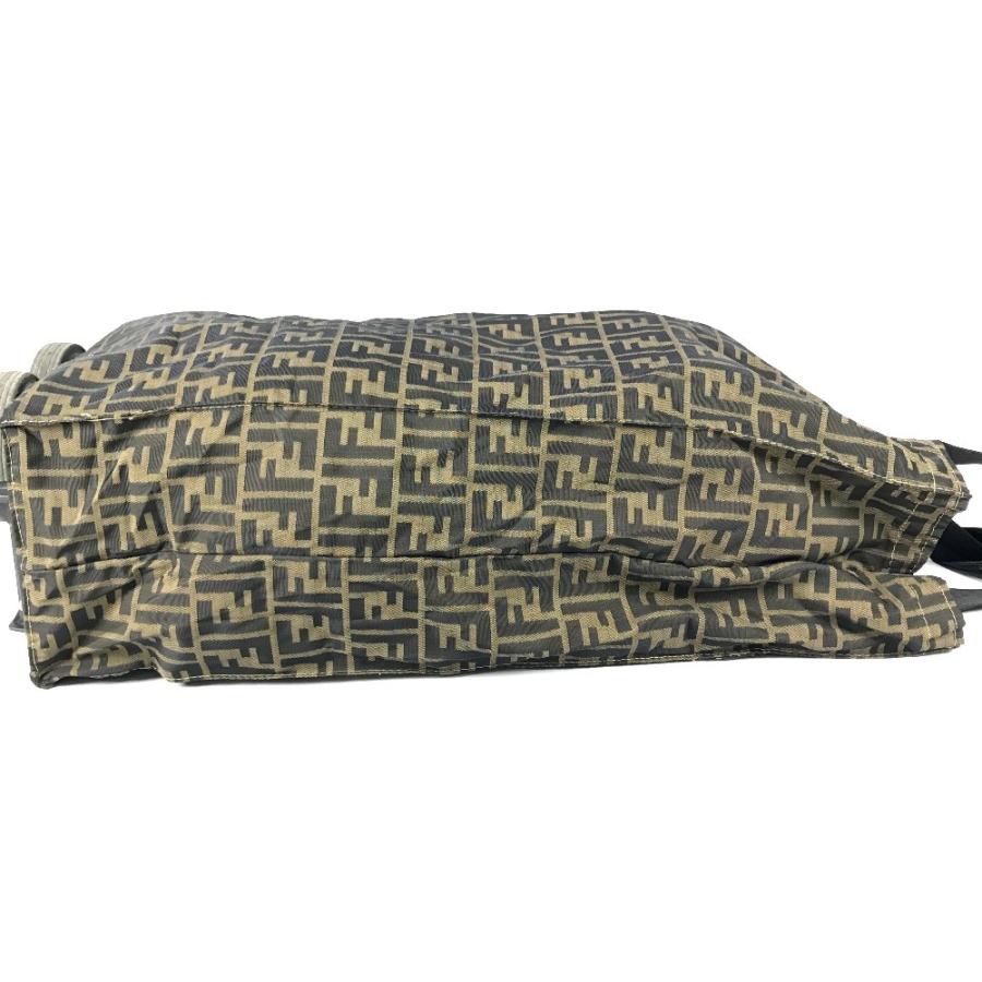 FENDI フェンディ ズッカ 折り畳み スーツケース キャリーケース カバン 2輪 車輪付き キャリーバッグ ブラウン レディース【中古】 | FENDI | 05