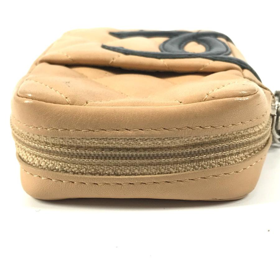 CHANEL シャネル A26732 CC ココマーク ロゴ タバコケース ポーチ カンボンライン シガレットケース ベージュ ユニセックス【中古】 | CHANEL | 05