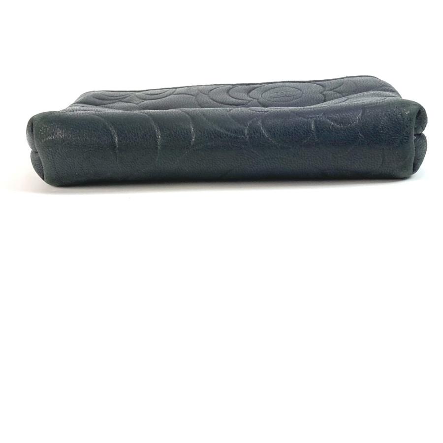 CHANEL シャネル カメリア CC コインケース 財布 小銭入れ キーリング付き コインケース ブラック レディース【中古】 | CHANEL | 04