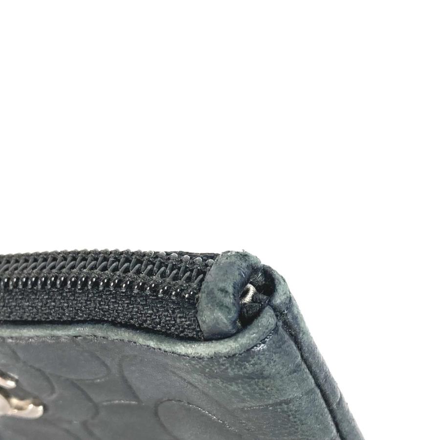 CHANEL シャネル カメリア CC コインケース 財布 小銭入れ キーリング付き コインケース ブラック レディース【中古】 | CHANEL | 07