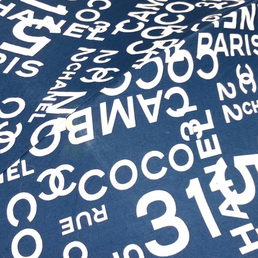 CHANEL シャネル パラプリュイ アンブレラ 折り畳み傘 ワンタッチ ポーチ付き バイシーライン 傘 ネイビー レディース【中古】 | CHANEL | 06