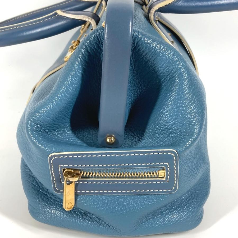 LOUIS VUITTON ルイヴィトン M91807 アンジェニュー PM カバン トートバッグ スタッズ スハリ ハンドバッグ ブルー レディース【中古】 | LOUIS VUITTON | 03