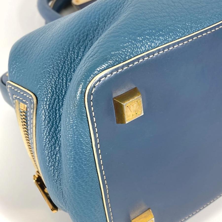 LOUIS VUITTON ルイヴィトン M91807 アンジェニュー PM カバン トートバッグ スタッズ スハリ ハンドバッグ ブルー レディース【中古】 | LOUIS VUITTON | 07