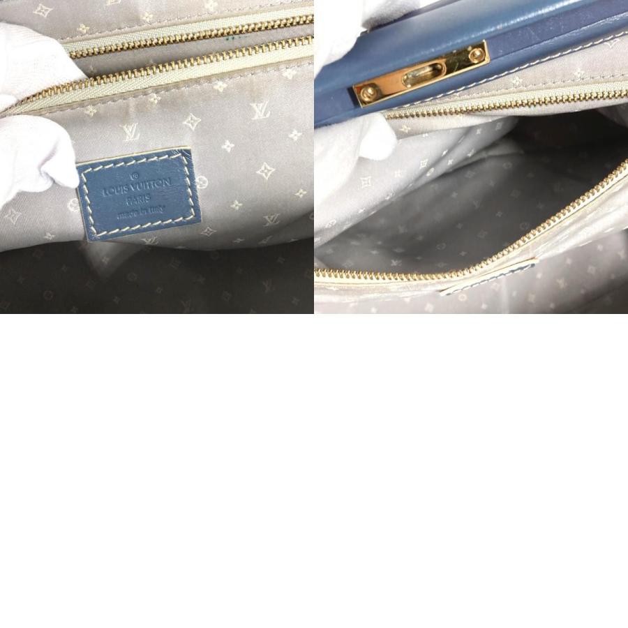 LOUIS VUITTON ルイヴィトン M91807 アンジェニュー PM カバン トートバッグ スタッズ スハリ ハンドバッグ ブルー レディース【中古】 | LOUIS VUITTON | 09