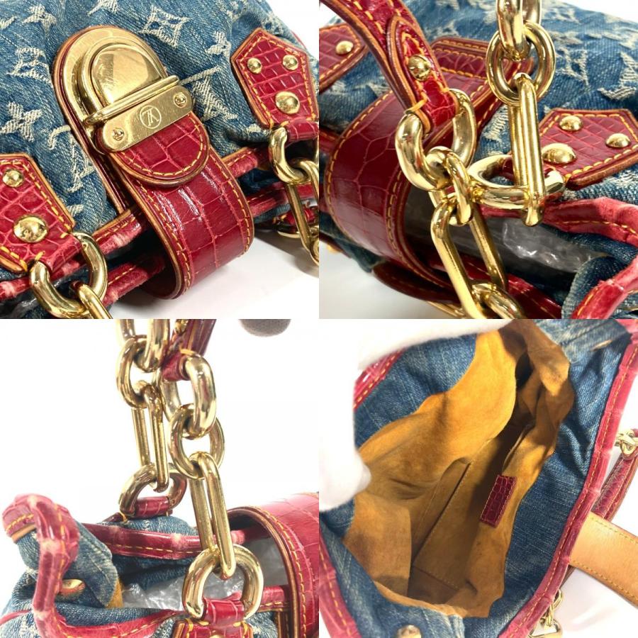 LOUIS VUITTON ルイヴィトン M95014 プリーティ カバン カバン チェーンバッグ モノグラムデニム ハンドバッグ ブルー レディース【中古】 | LOUIS VUITTON | 08